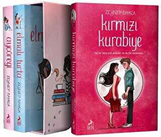 Ayçöreği - Elmalı Turta - Kırmızı Kurabiye Seti - 3 Kitap Takım - Ren Kitap