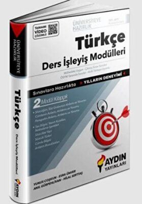 Aydın Yayınları Üniversiteye Hazırlık TYT Türkçe Ders İşleyiş Modülleri - 1