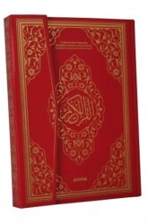 Ayfa 059 Kabe Mühürlü Kuran-ı Kerim - Rahle Boy - Kırmızı - Ayfa Basın Yayın