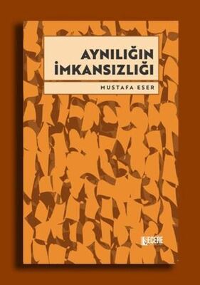 Aynılığın İmkansızlığı - 1