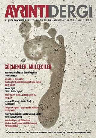 Ayrıntı Dergisi Sayı: 22 Ağustos - Eylül 2017 - Ayrıntı Dergi