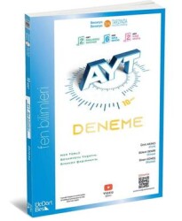 Üç Dört Beş Yayınları AYT Fen Bilimleri 10`lu Deneme - Üç Dört Beş Yayınları