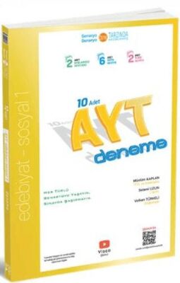 Üç Dört Beş Yayınları 2025 AYT 10`lu Edebiyat Sosyal 1 Denemesi - 1