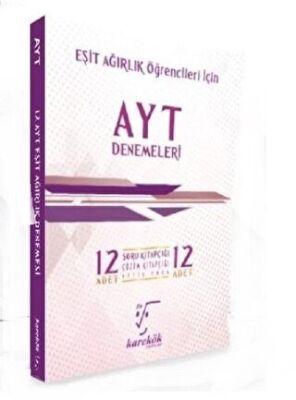 Karekök Yayıncılık AYT 12`li Deneme Seti - Eşit Ağırlık - 1