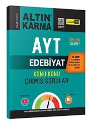 Altın Karma Yayınları AYT 12. Sınıf 1. Dönem Edebiyat Konu Konu Çıkmış Sorular - Altın Karma Yayınları