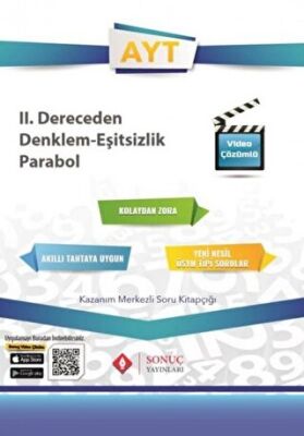 Sonuç Yayınları AYT 2. Dereceden Denklem Eşitsizlik Parabol - 1