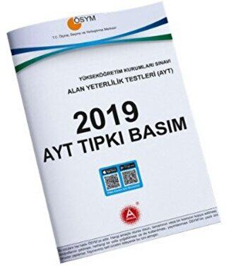 A Yayınları 2019 AYT Tıpkı Basım Çıkmış Deneme Sınavı - 1