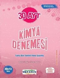 Okyanus Yayınları AYT Kimya 30 Denemesi - Okyanus Yayınları
