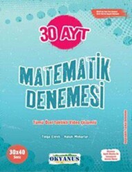 Okyanus Yayınları AYT 30 Matematik Denemesi - Okyanus Yayınları