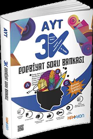 Katyon Yayınları AYT 3K Edebiyat Soru Bankası