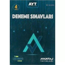Avantaj Yayınları Avantaj AYT 4 lü Deneme Sınavı - Video Çözümlü - Avantaj Yayınları