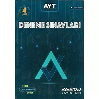 Avantaj Yayınları Avantaj AYT 4 lü Deneme Sınavı - Video Çözümlü - 1