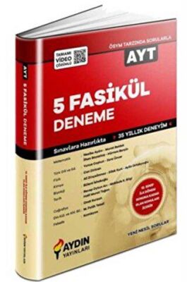 Aydın Yayınları AYT 5 Fasikül Deneme - 1