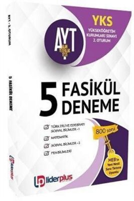 Lider Plus Yayınları 2019 Alan Yeterlilik Testi 5 Fasikül Deneme - 1
