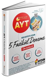 Aydın Yayınları YKS AYT 5 Fasikül Deneme Video Çözümlü - Aydın Yayınları