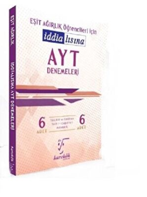 Karekök Yayıncılık AYT 6`lı Deneme Seti - Eşit Ağırlık - 1