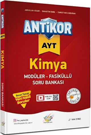 Antikor Yayınları AYT Kimya Soru Bankası - 1