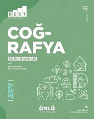 Ünlü Yayınları AYT Coğrafya BEST Soru Bankası - 1