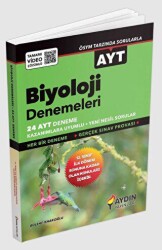 Aydın Yayınları AYT Biyoloji 24 Deneme 2023`E ÖZEL - Aydın Yayınları