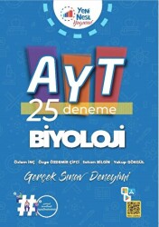 AYT Biyoloji 25 Deneme Sınavı - Yeni Nesil Yayınevi