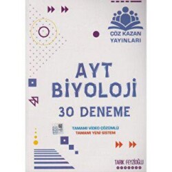Çöz Kazan Yayınları AYT Biyoloji 30 Deneme - Çöz Kazan Yayınları