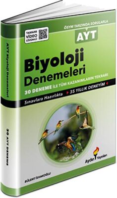 Aydın Yayınları AYT Biyoloji 30 Deneme - 1