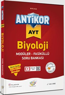 Antikor Yayınları AYT Biyoloji Soru Bankası - 1