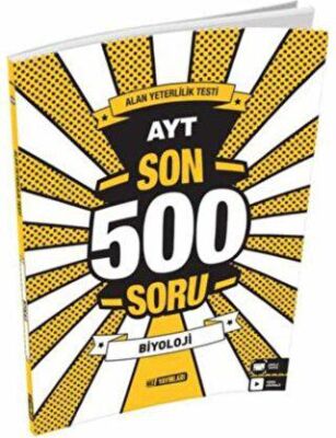 Hız Yayınları AYT Biyoloji Son 500 Soru - 1