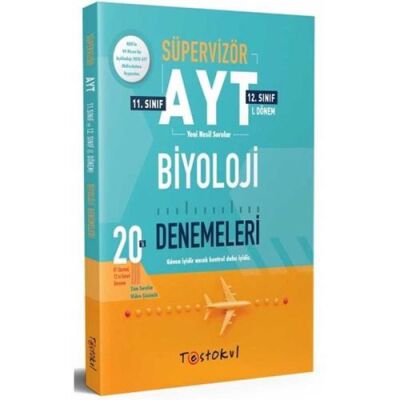 AYT Biyoloji Süpervizör 20 li Denemeleri Test Okul Yayınları - 1