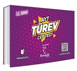 Karekök Yayıncılık AYT Cep Test 12. Sınıf Türev - Karekök Yayıncılık