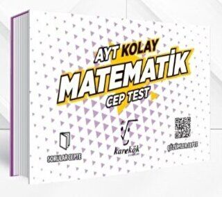 Karekök Yayıncılık AYT Cep Test Matematik Kolay - 1