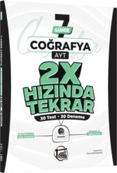 AYT Coğrafya 7 Günde 2X Hızında Tekrar Deneme - Ders Platosu