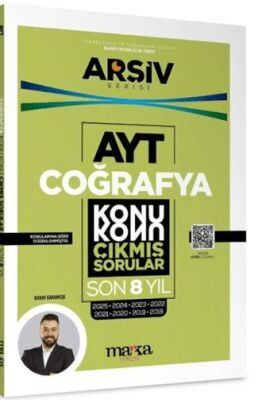 AYT Coğrafya Çıkmış Sorular Konu Konu Son 8 Yıl Tıpkı Basım Arşiv Serisi - 1