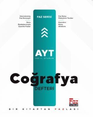 AYT Coğrafya Defteri - 1