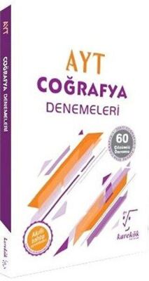 Karekök Yayıncılık AYT Coğrafya Denemeleri 60 Çözümlü Deneme - 1