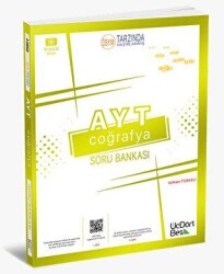 Üç Dört Beş Yayınları 2024 AYT Coğrafya Soru Bankası - Üç Dört Beş Yayınları