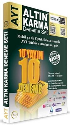Altın Karma Yayınları AYT Deneme Seti 10 Yayın 10 Deneme - 1