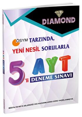 Gür Yayınları AYT Diamond 5`li Deneme Sınavı - 1