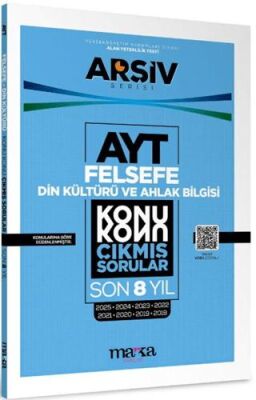 AYT Din Kültürü ve Ahlak Bilgisi - Felsefe Çıkmış Sorular Konu Konu Son 8 Yıl Tıpkı Basım Arşiv Seri - 1