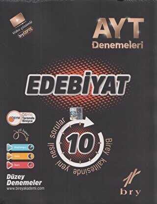 Birey Yayıncılık AYT Edebiyat 10 Deneme Birey Yayınları - 1