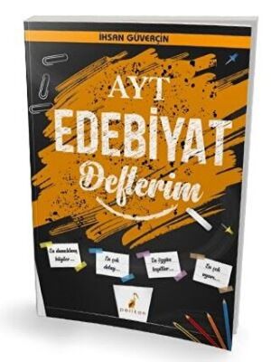 Pelikan Tıp Teknik Yayıncılık AYT Edebiyat Defterim - 1