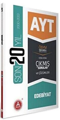 A Yayınları AYT Edebiyat Son 20 Yıl Konu Konu Çıkmış Sorular - 1