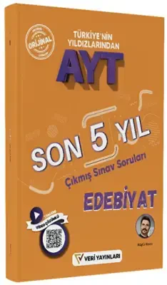 Veri Yayınları AYT Edebiyat Son 5 Yıl Çıkmış Sınav Soruları - Veri Yayınları