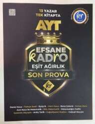 AYT Efsane Kadro Eşit Ağırlık Son Prova Soru Bankası - KR Akademi Yayınları