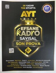 AYT Efsane Kadro Sayısal Son Prova Soru Bankası - KR Akademi Yayınları
