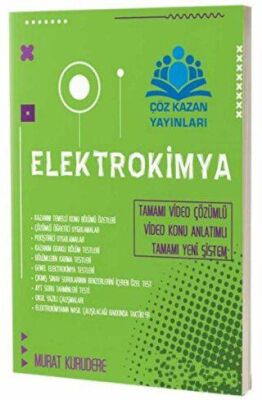 Çöz Kazan Yayınları AYT Elektrokimya Konu Anlatım - 1