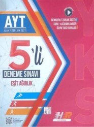 AYT Eşit Ağırlık 5 Deneme - Hız ve Renk Yayınları