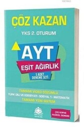 Çöz Kazan Yayınları YKS 2. Oturum AYT Eşit Ağırlık 5 li Deneme Seti - Çöz Kazan Yayınları