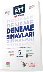 AYT Eşit Ağırlık 5 li Deneme Sınavı - Limit Yayınları