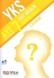 Nitelik Yayınları Nitelik YKS AYT Eşit Ağırlık 7 Deneme Sınavı 2. Oturum - Nitelik Yayınları